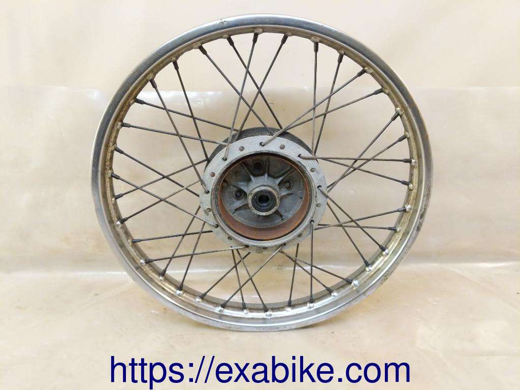 rear wheel (1.60x18 - chromium) Yamaha RD 125 - photo 2