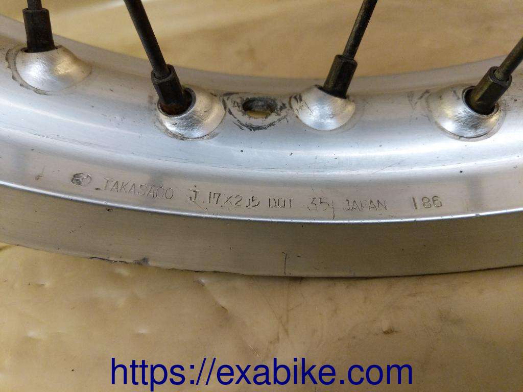 rear wheel Kawasaki KLR 250 - photo 4