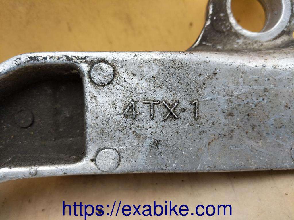 footrest plate, left Yamaha TDM 850 - photo 3
