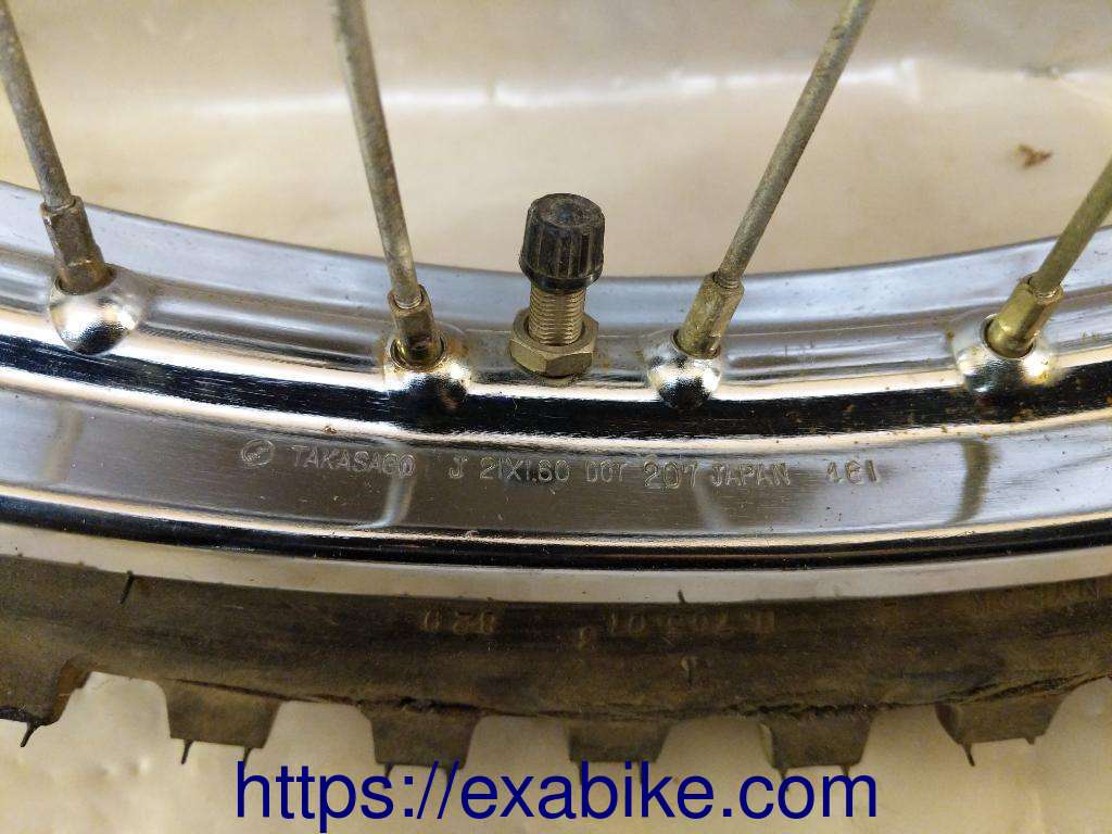 front wheel Yamaha 50 DTMX - photo 3