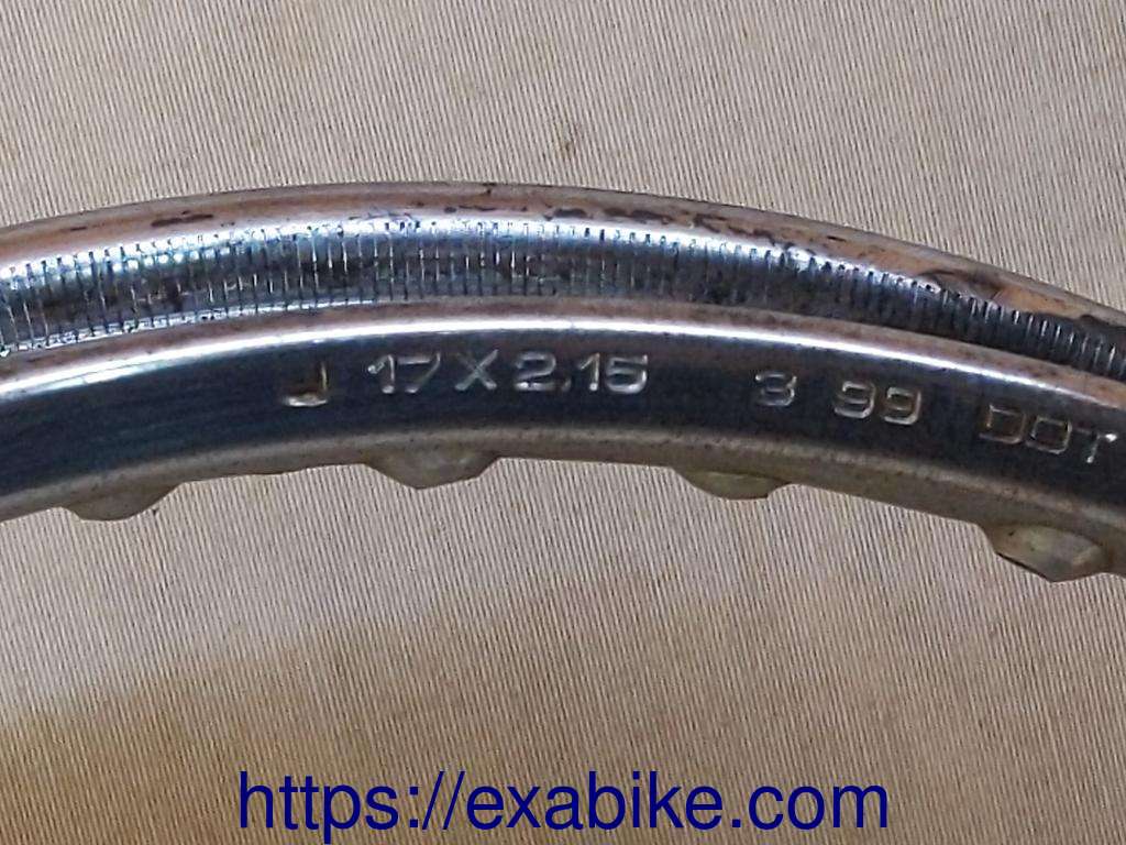 front wheel rim Honda VT 125 Shadow - photo 2