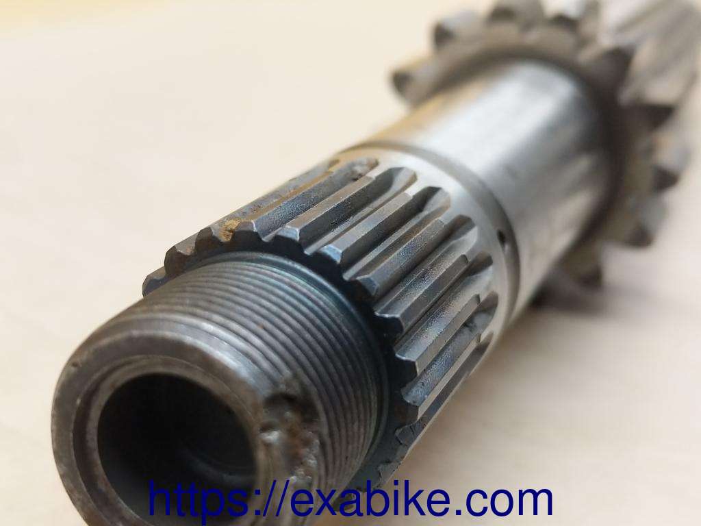 gearbox primary shaft Honda Transalp 600 - photo 2