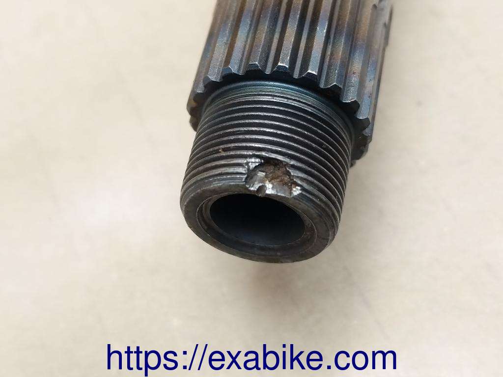 gearbox primary shaft Honda Transalp 600 - photo 3