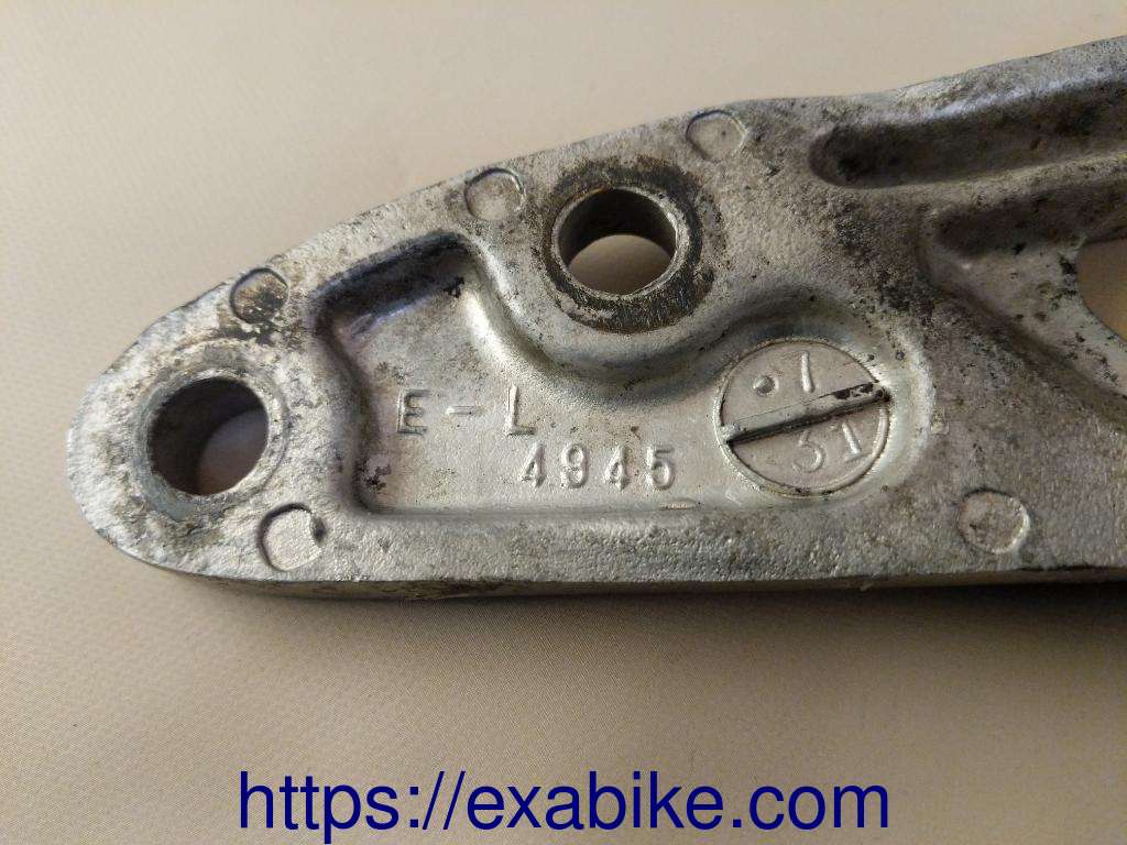 footrest plate, left SUZUKI GS1100G - photo 3
