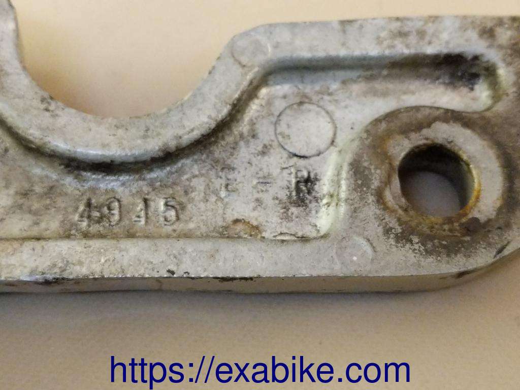 footrest plate, right SUZUKI GS1100G - photo 3