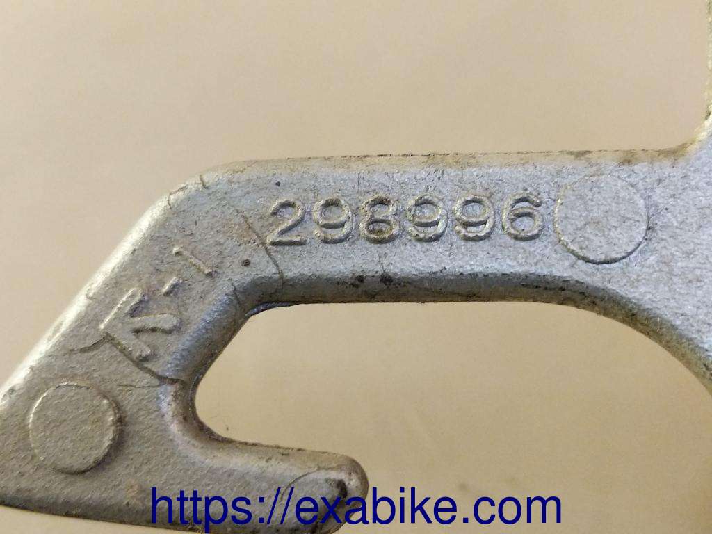footrest plate, rear left Suzuki GSXR 600 - photo 3