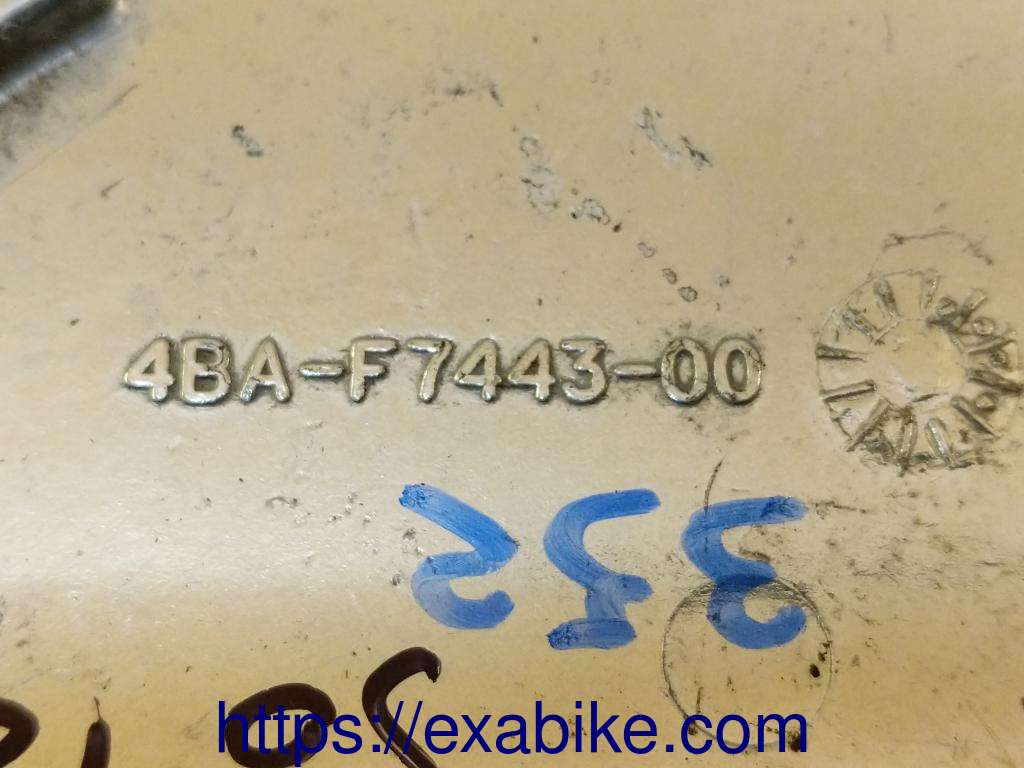 footrest plate, front right Yamaha 50 TZR - photo 3