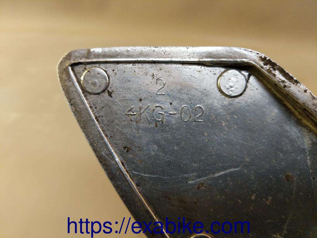 footrest plate, front left Yamaha XJR 1300 - photo 3