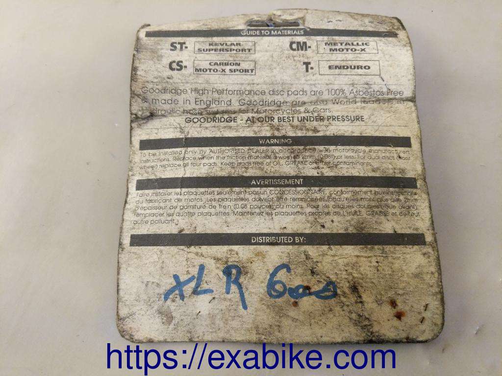 brake pads Honda XLR 600 - photo 2