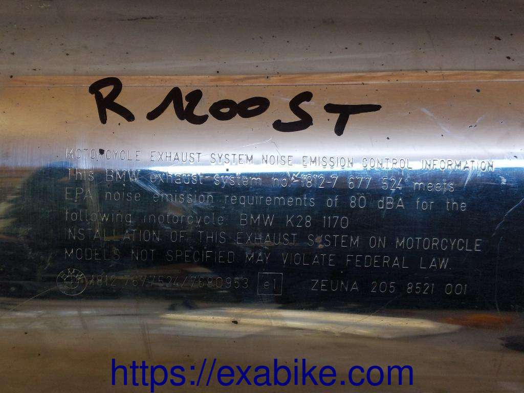 muffler BMW R1200ST - photo 4