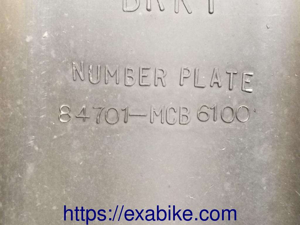 rear fender Honda Transalp 650 - photo 3