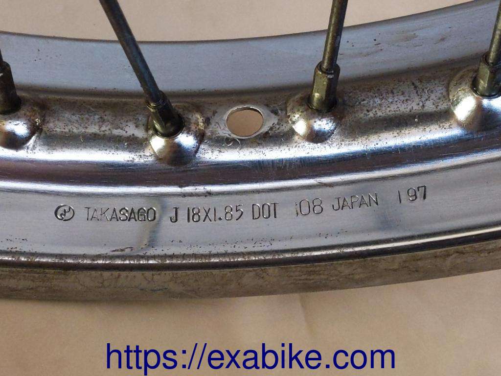 roue avant Suzuki TU 125 - photo 4