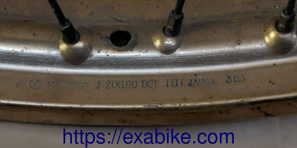 front wheel Suzuki TS 80 - photo 4