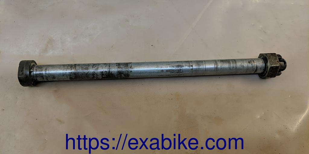 wheel axle, rear Kawasaki KS 125 - photo 1