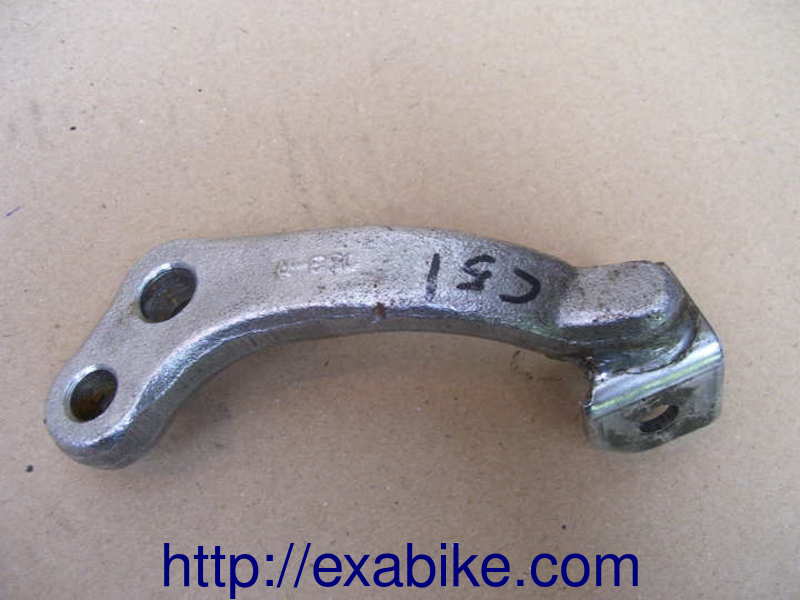 footrest holder, front right Suzuki GN 125 - photo 1