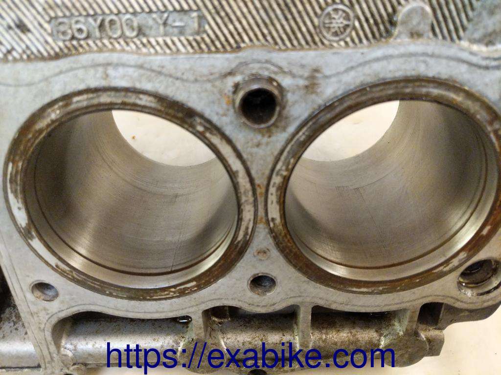 bloc cylindres nu Yamaha FJ 1100 - photo 3