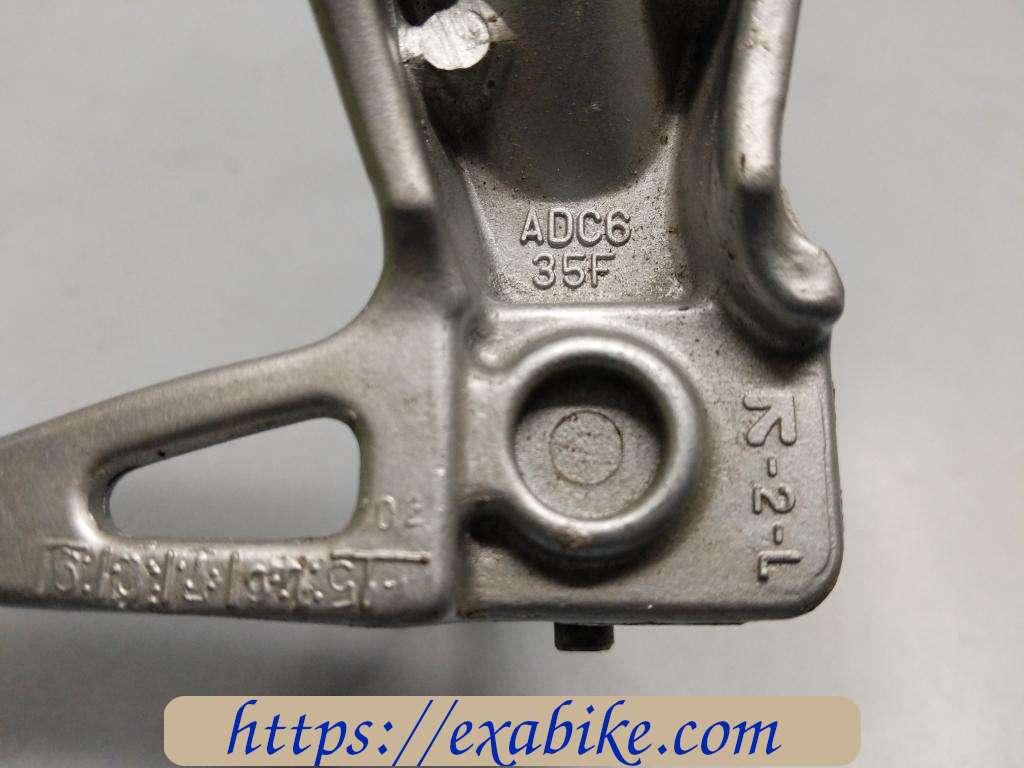 footrest plate, rear left Suzuki GSXR 1000 - photo 3