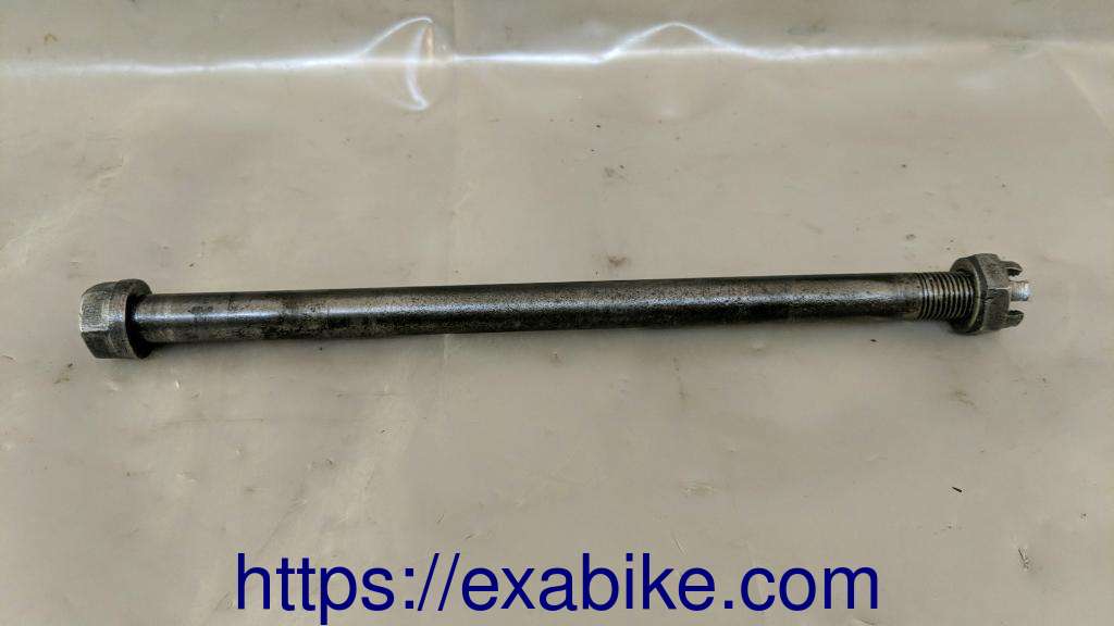 wheel axle, front MBK ZX 50 - photo 1