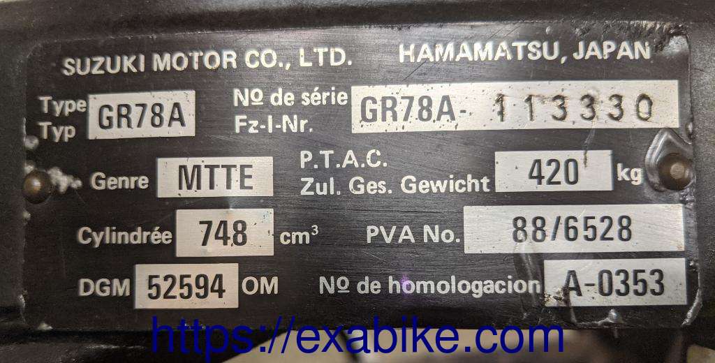 frame Suzuki GSXF 750 - photo 3
