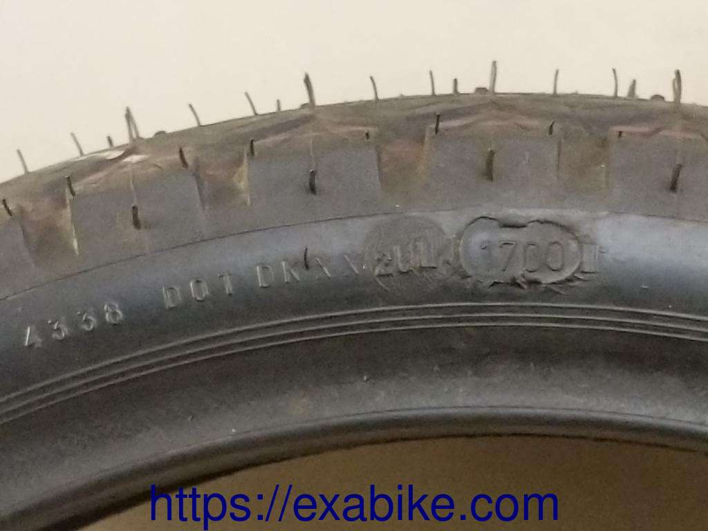 tyre Dunlop K82 - 2.75x17 Divers Pneu - photo 3