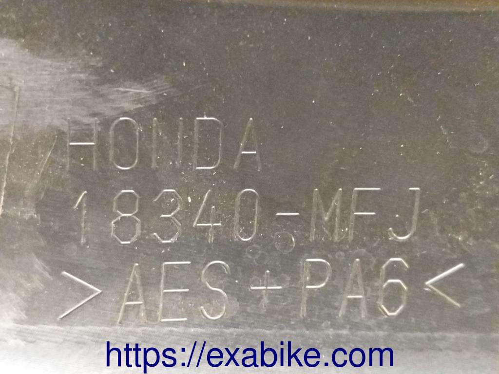 exhaust protection Honda CBR 600 RR - photo 3