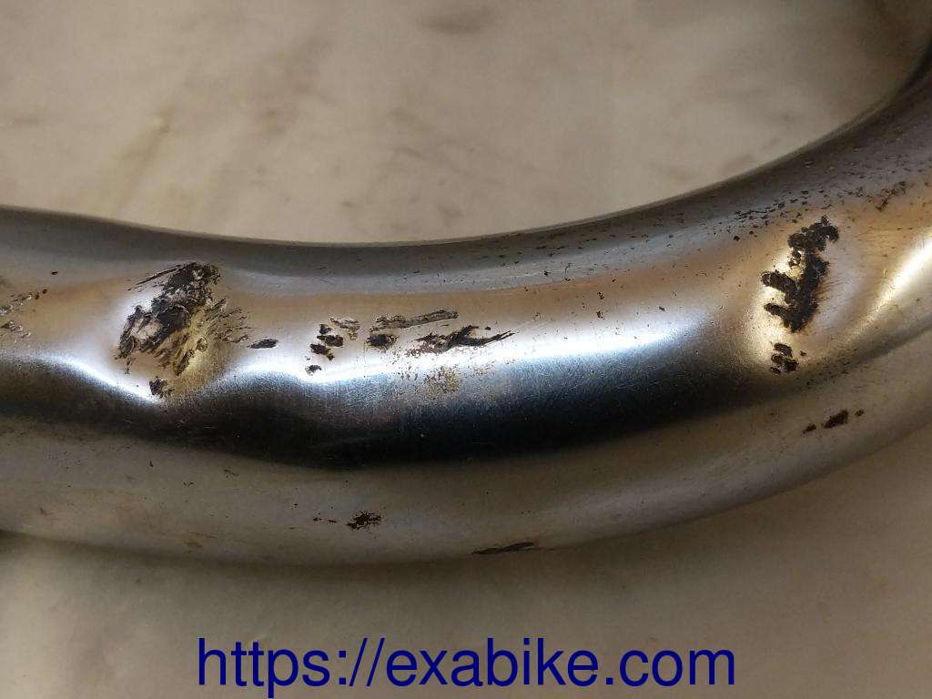 exhaust manifold, right Honda CB250T - photo 3