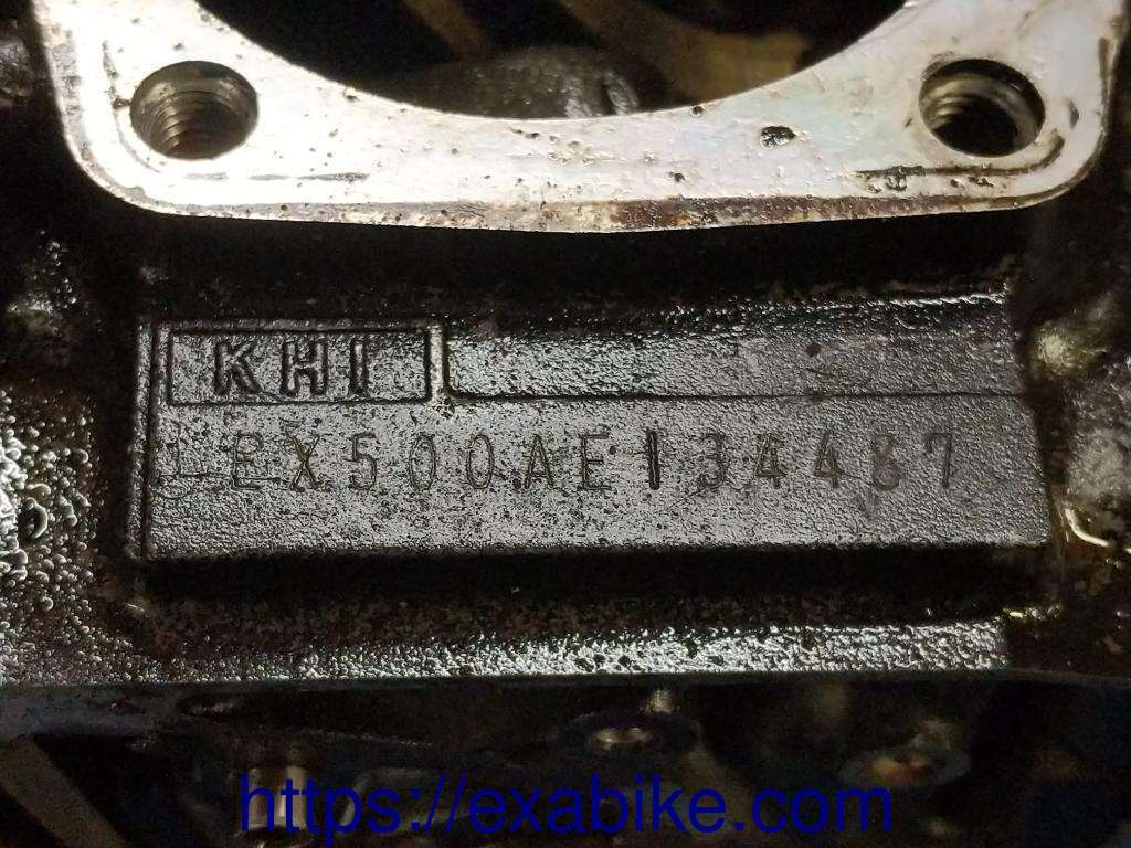 engine Kawasaki GPZ 500 - photo 4