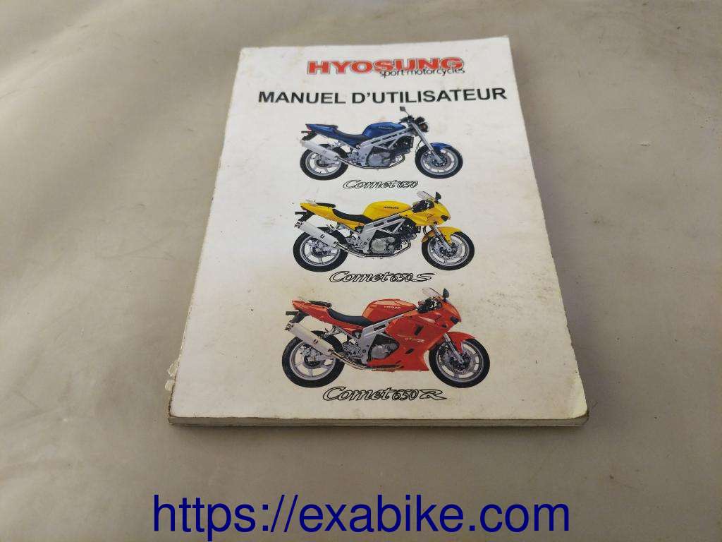 owner manual Hyosung 650 GTR - photo 1