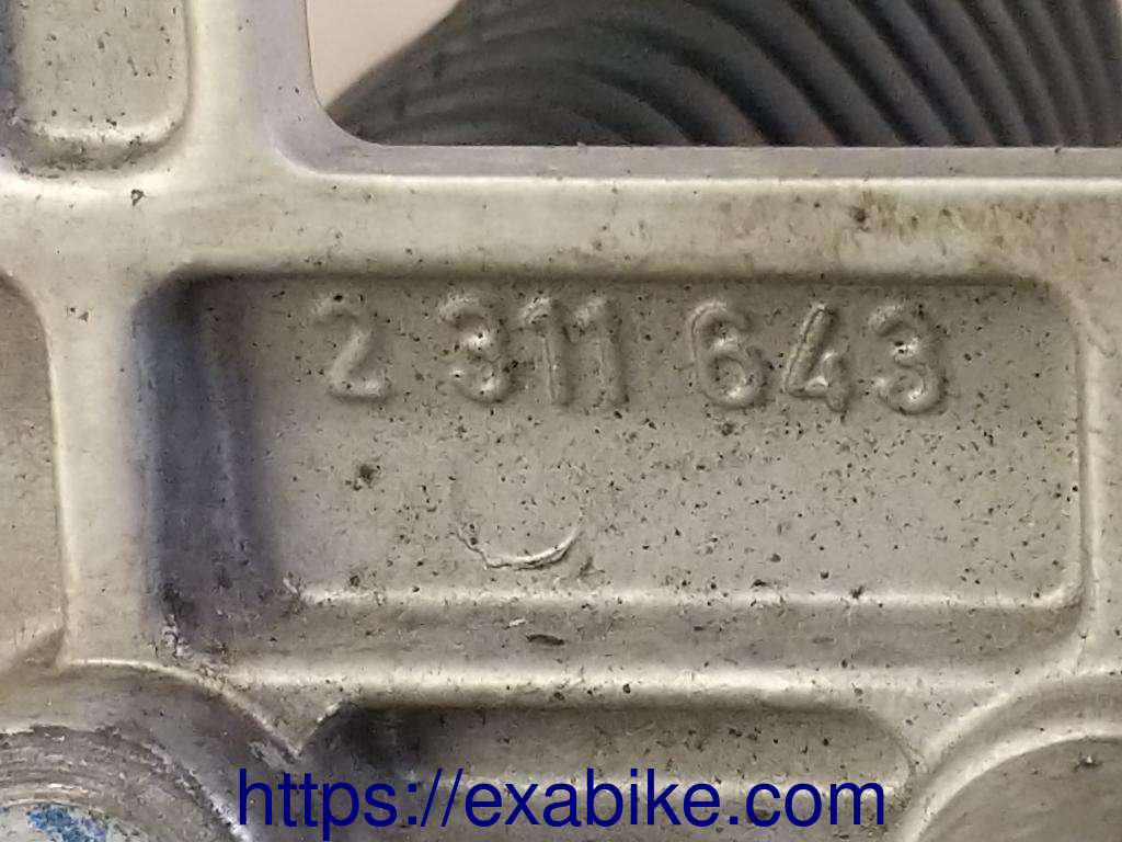 footrest plate, front left BMW R1100R - photo 3