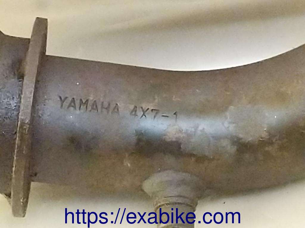collecteur d'échappement arrière Yamaha XV 750 Virago - photo 2