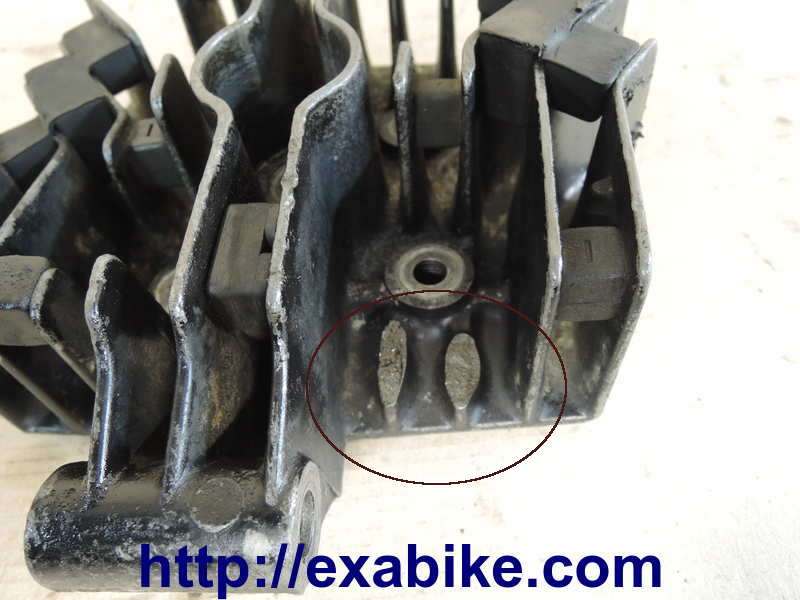 cylinder head Honda 50 MTX - photo 2