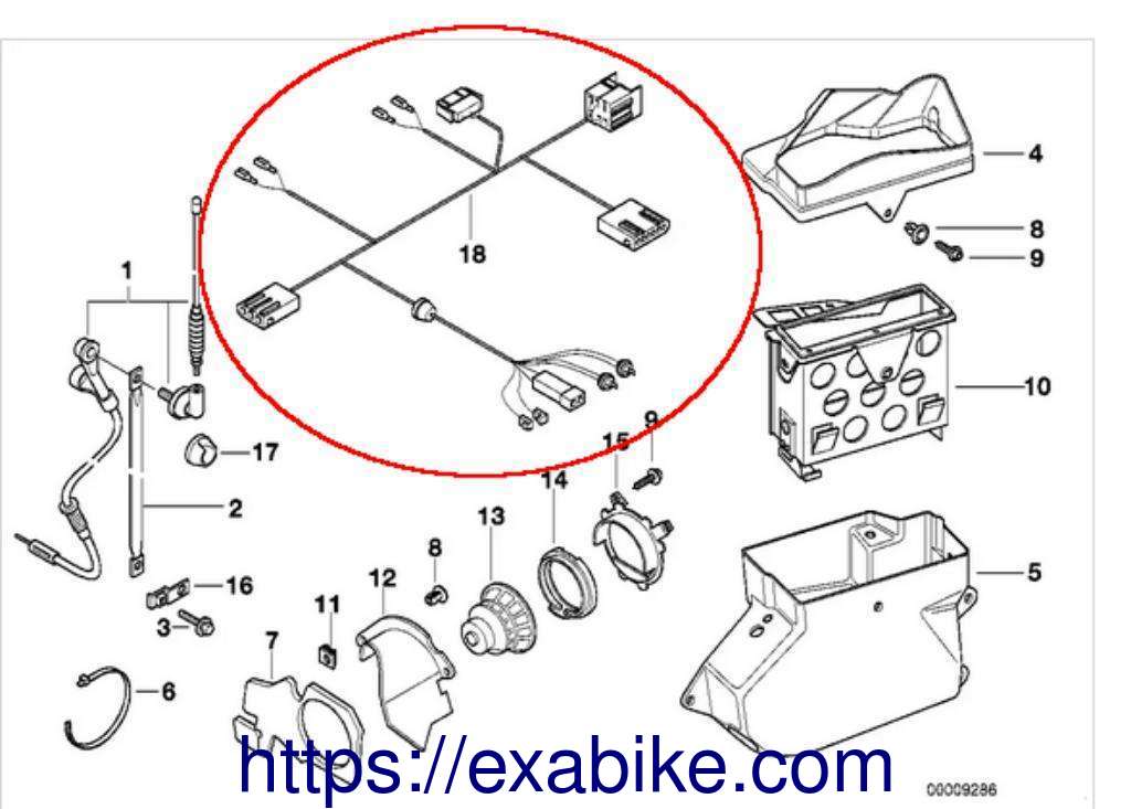 secondary wire harness BMW R1100RT - photo 2