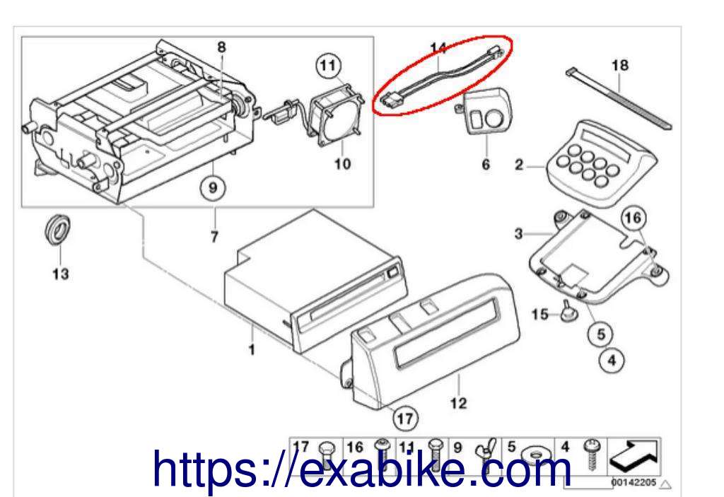 secondary wire harness BMW R1200C - photo 4
