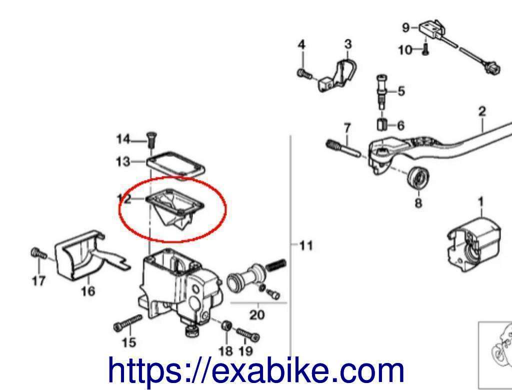 master cylinder element BMW R1100GS - photo 2