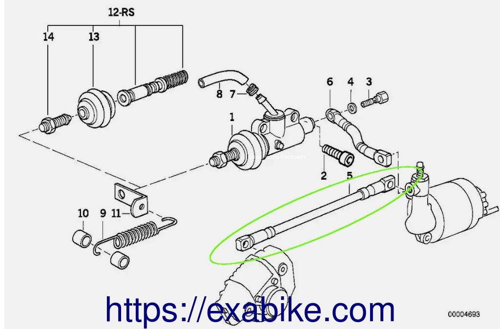 durite de frein BMW K1 - photo 2