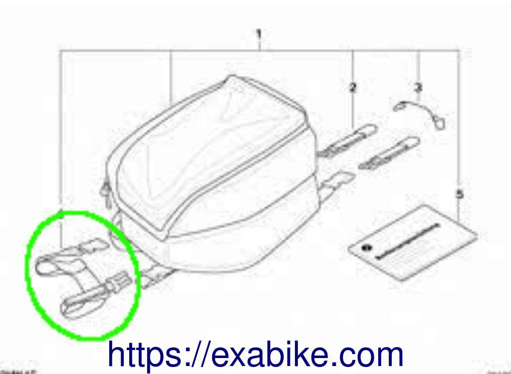 fuel tank bag front fixation BMW K1200S - photo 2