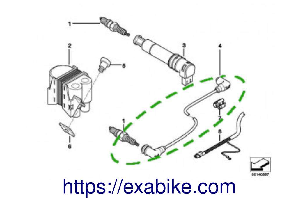 ignition cable BMW R1150GS - photo 2