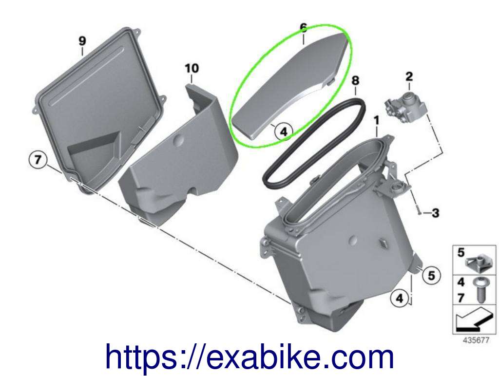 radio box cover BMW R1200RT - photo 3