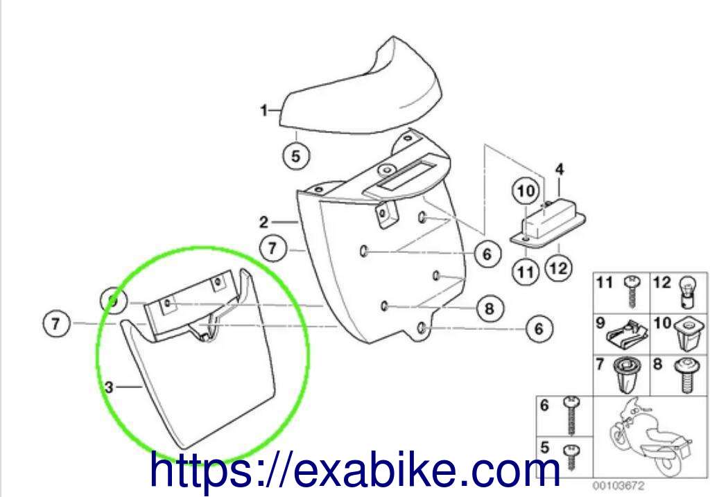 support de plaque BMW F650CS - photo 2