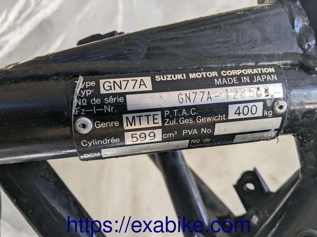 frame Suzuki 600 Bandit - photo 2