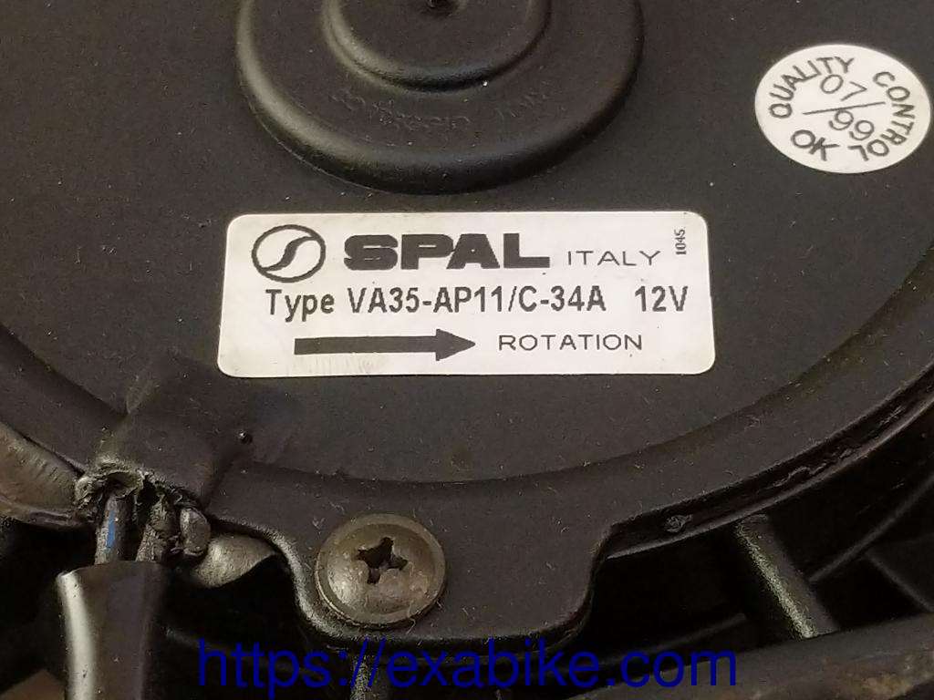 radiator fan Triumph TT 600 - photo 3