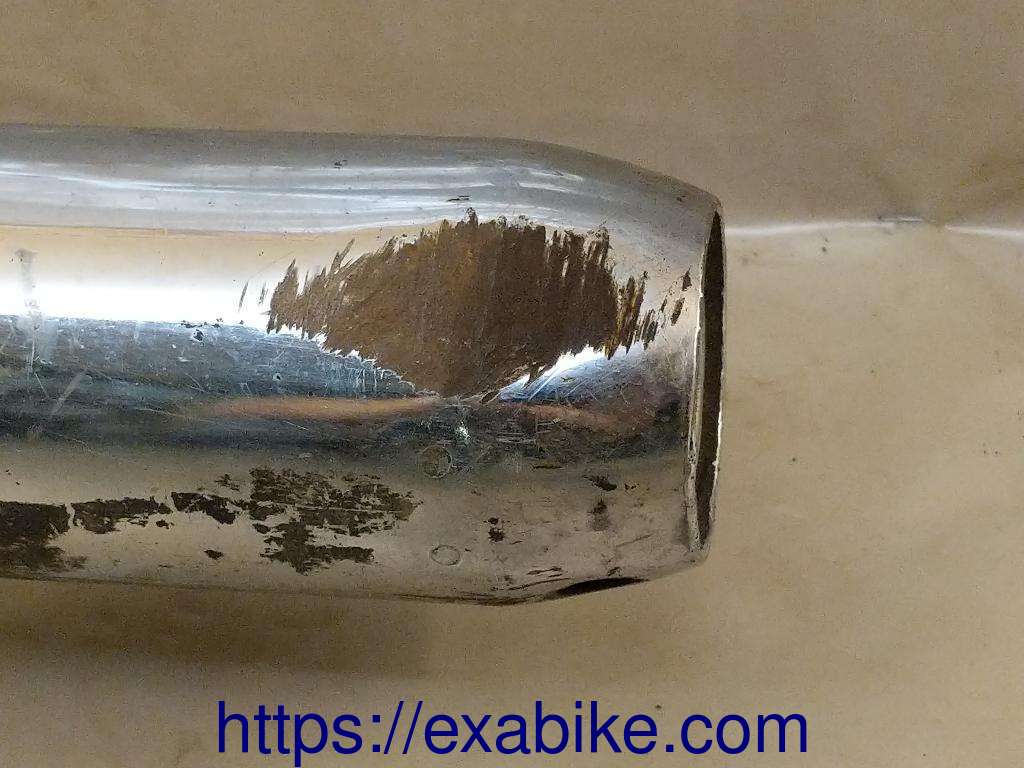 muffler, left Yamaha RDX 125 - photo 2