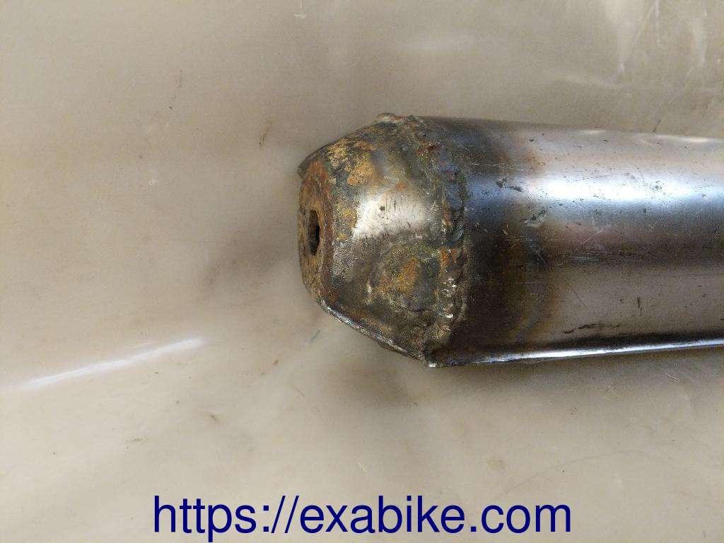 pot d'échappement droit Suzuki GT 250 - photo 3