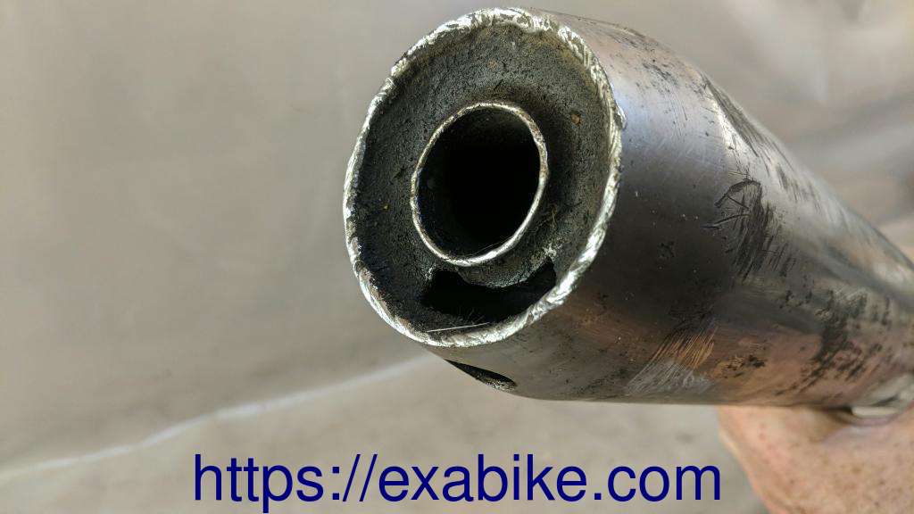 pot d'échappement droit Honda CB125 Twin - photo 6