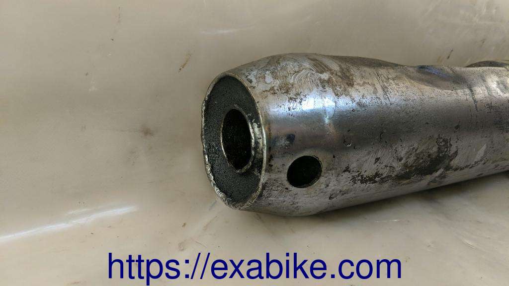 exhaust, left Honda CB125 Twin - photo 3