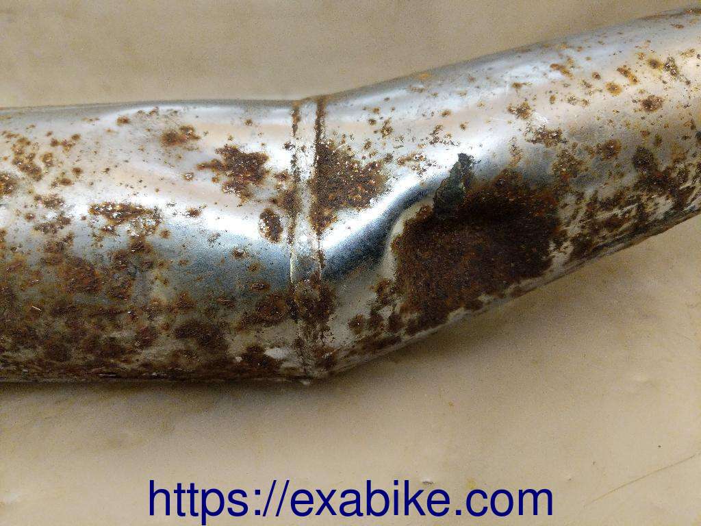 muffler, left Suzuki GT 125 - photo 3