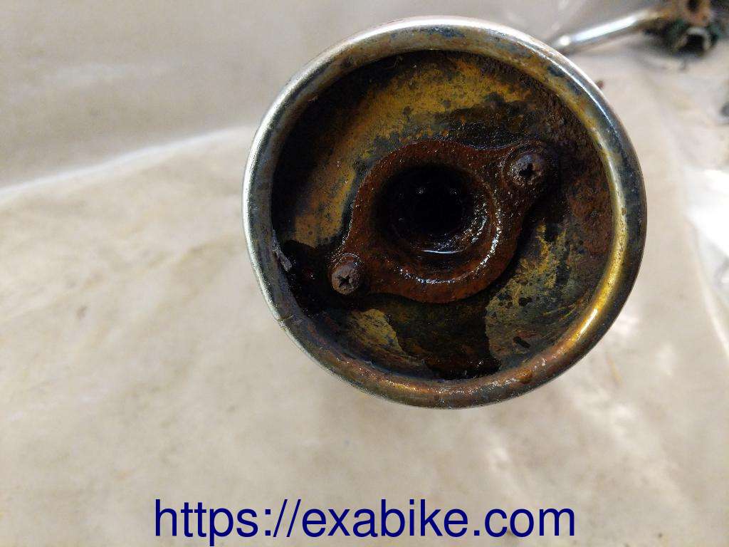 muffler, left Suzuki GT 125 - photo 4