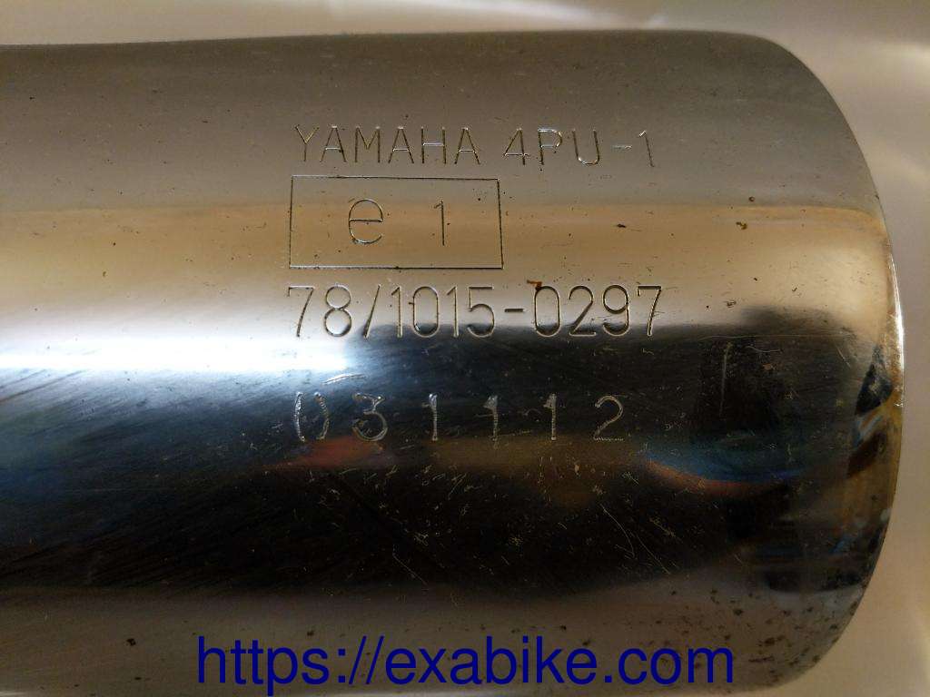 silencieux gauche Yamaha XJR 1200 - photo 3