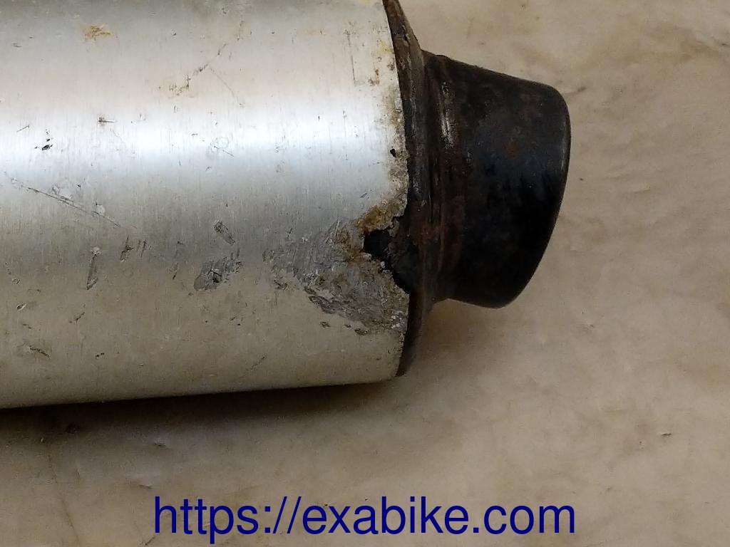 muffler, left Suzuki GSXF 750 - photo 2