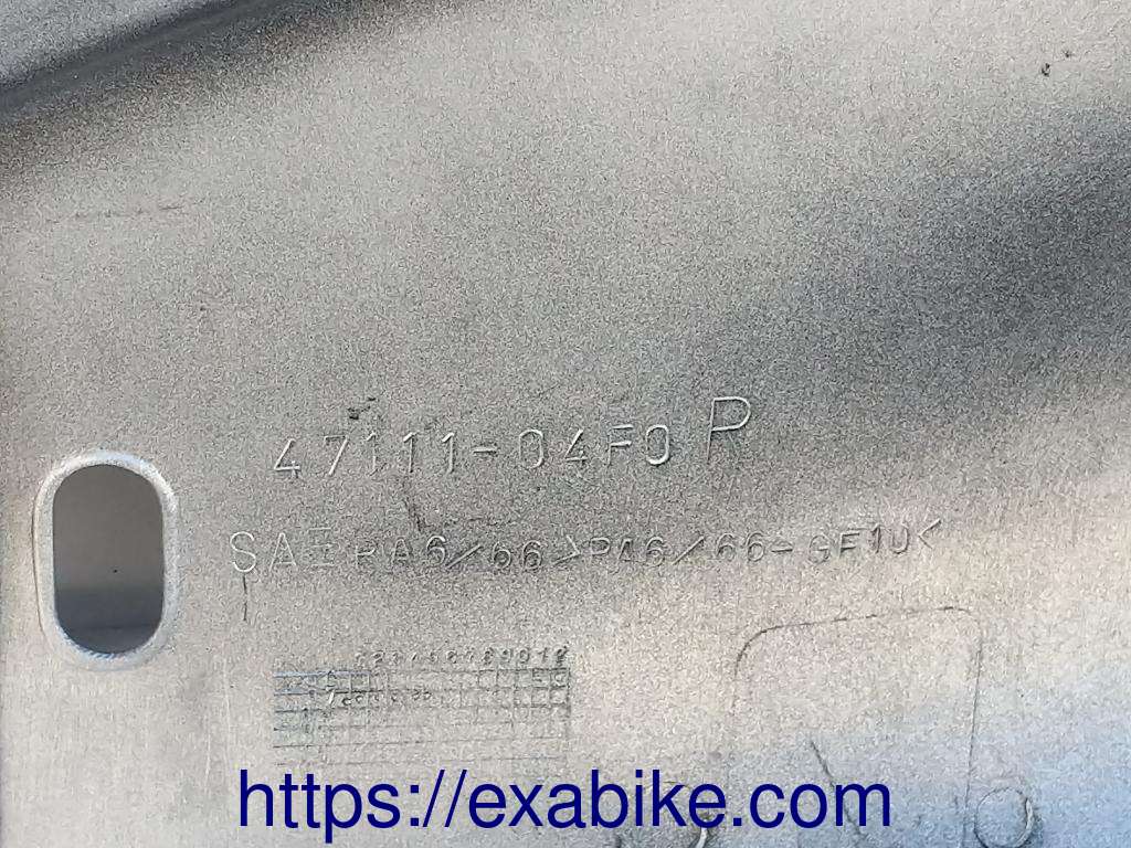 side cover, right Suzuki XF 650 Freewind - photo 4